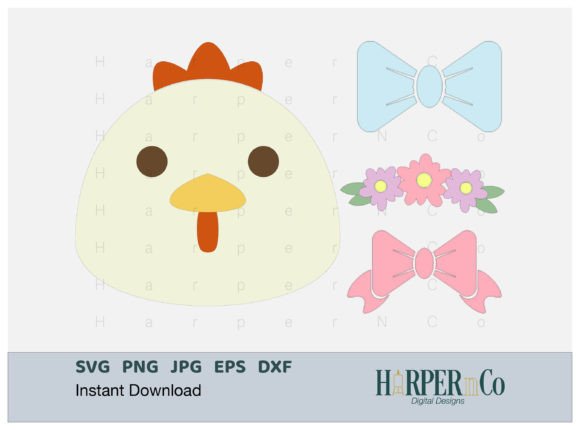 Download Chicken SVG, Flower, Bow, Farm, Barnyard - Svg Collection