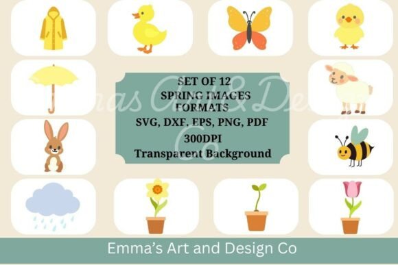 Download Spring SVG Bundle, Cute Easter Vectors - Svg Collection