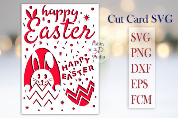 Download Happy Easter Card Template SVG - Svg Collection