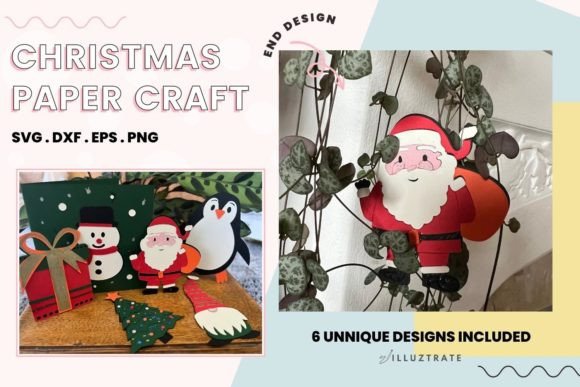 Download Christmas Paper Craft Designs | Xmas SVG - Svg Collection
