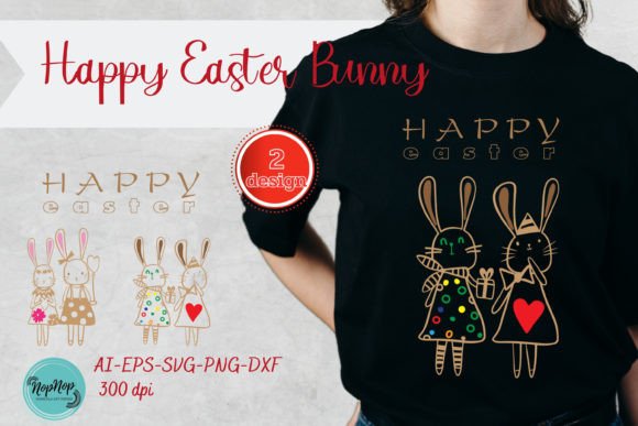 Download Happy Easter Bunny SVG. - Svg Collection
