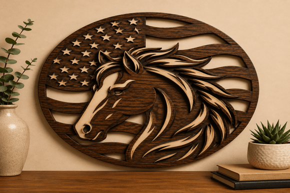 Download Horse Wall Art SVG Laser Cut File - Svg Collection