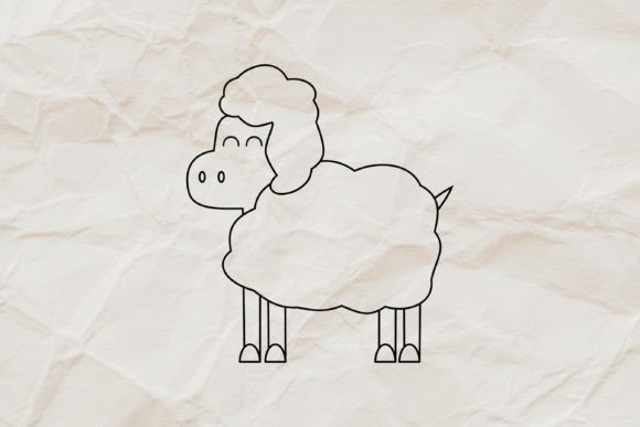 Download Sheep Line Art Sublimation Clipart SVG - Svg Collection