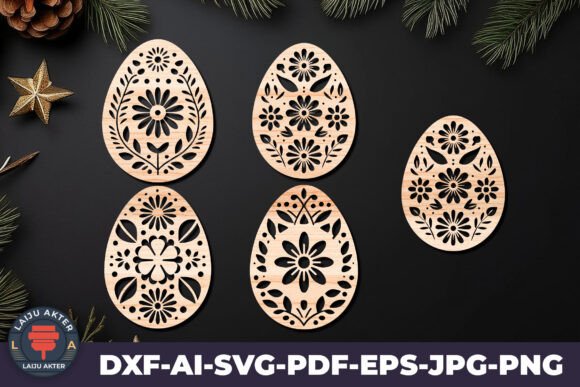 Download Decorative Easter Egg LaserCut SVG File - Svg Collection