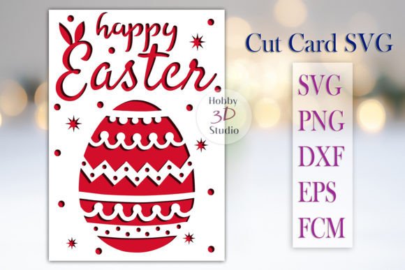 Download Happy Easter Card Template SVG - Svg Collection