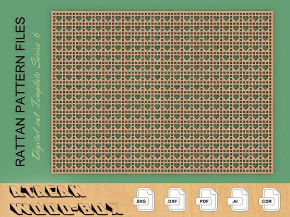 Download Rattan Pattern Glowforge SVG Files 227 - Svg Collection