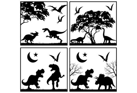 Download Laser Cut Dinosaur 3D SVG Silhouette - Svg Collection