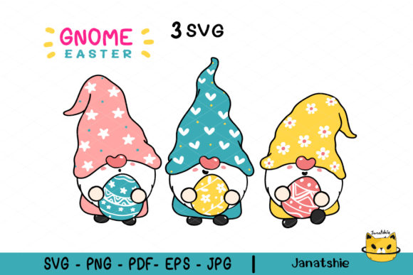 Download Three Bunny Ears Gnome Easter SVG - Svg Collection