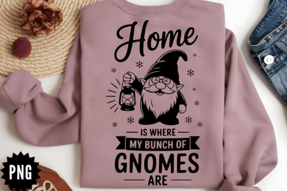 Download Home is Where My Bunch of Gnomes Are SVG - Svg Collection