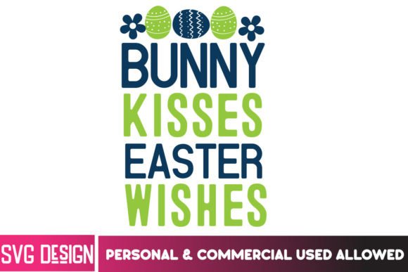 Download Bunny Kisses Easer Wishes SVG Design - Svg Collection