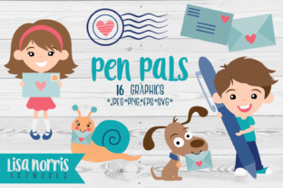 Download Pen Pals Clip Art Graphics & SVG Cutting Files - Svg Collection