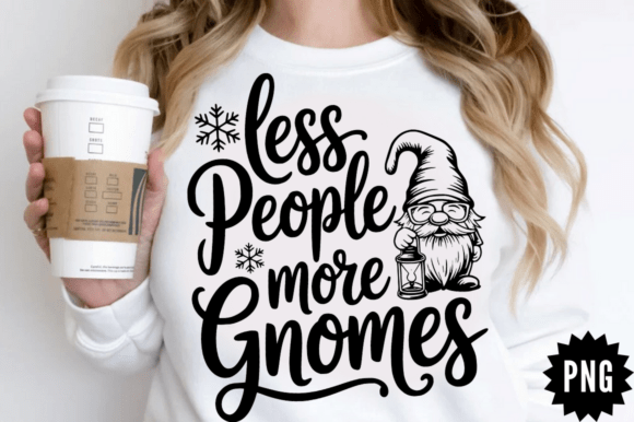 Download Less People More Gnomes SVG Design - Svg Collection
