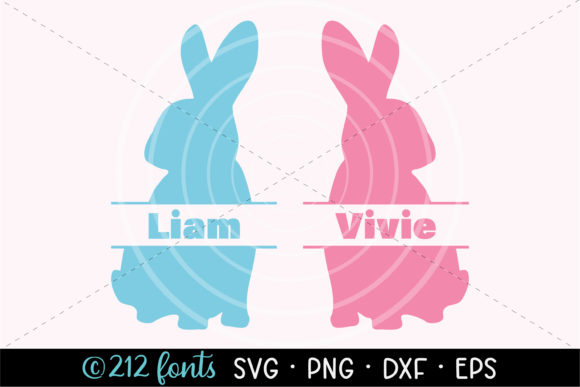 Download Easter Bunny Rabbit Name Graphic SVG PNG - Svg Collection