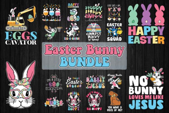 Download Retro Easter Bunny SVG Bundle - Svg Collection