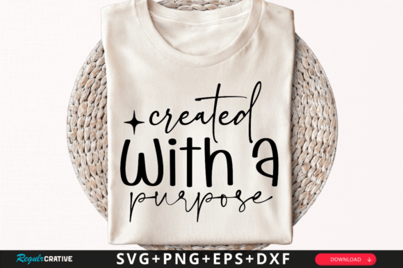 Download Created with a Purpose SVG Design - Svg Collection