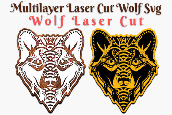 Download Multilayer Laser Cut Wolf SVG - Svg Collection