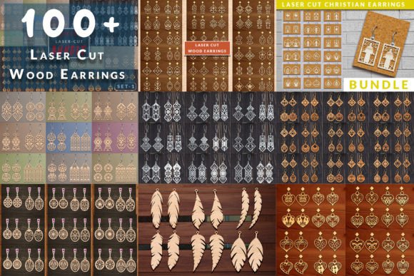 Download 150+ Laser Cut Wood Earrings SVG Bundle - Svg Collection