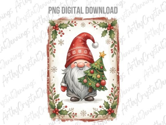 Download Festive Christmas Holiday Gnome PNG - Holiday Collection