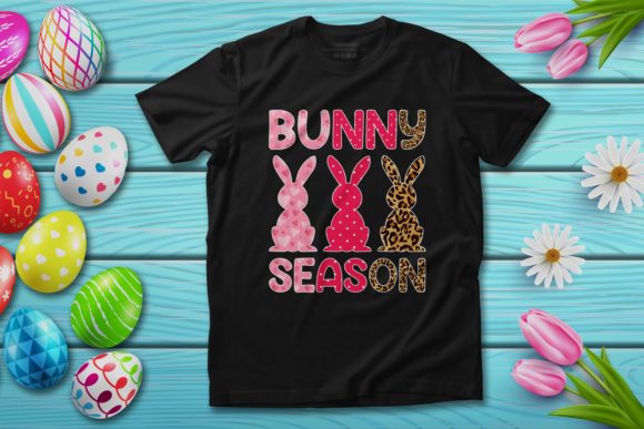 Download Bunny Season Easter SVG T-shirt Design - Svg Collection