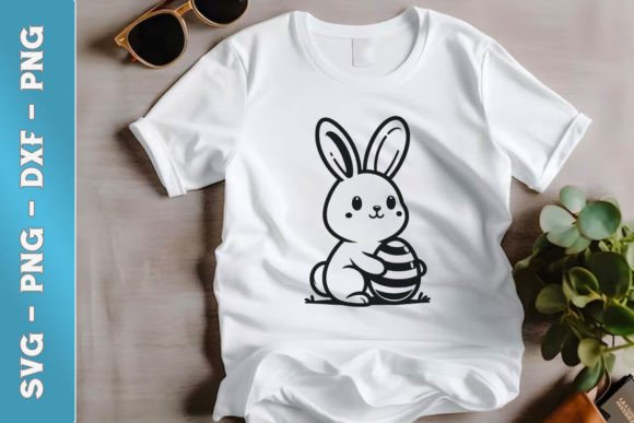 Download Cartoon Easter Bunny SVG Clipart 04 - Svg Collection