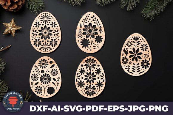 Download Decorative Easter Egg LaserCut SVG File - Svg Collection