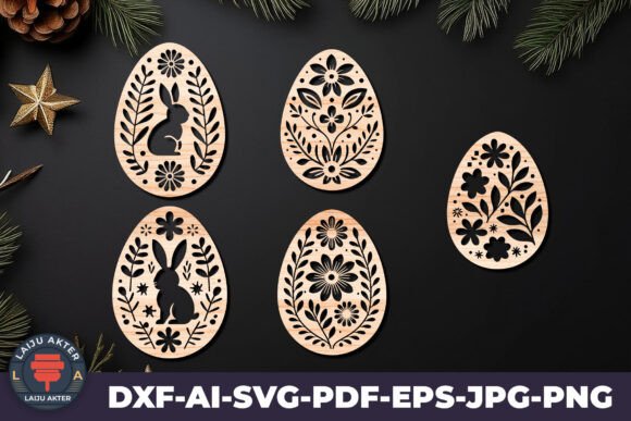 Download Decorative Easter Egg LaserCut SVG File - Svg Collection
