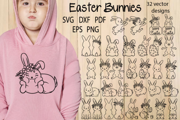 Download Easter Bunny SVG Bundle, Rabbit SVG - Svg Collection
