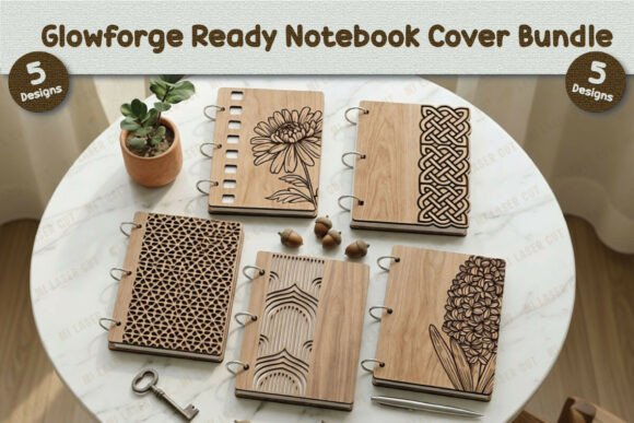 Download Glowforge Notebook Cover SVG Bundle - Svg Collection