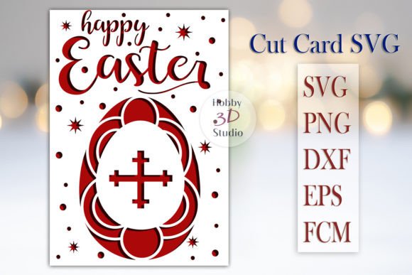 Download Happy Easter Card Template SVG - Svg Collection