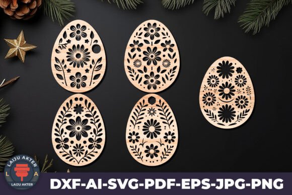 Download Decorative Easter Egg LaserCut SVG File - Svg Collection