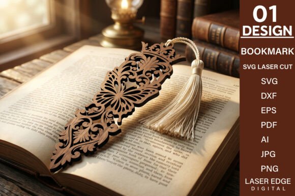 Download Wood Bookmark Laser Cut SVG - Svg Collection