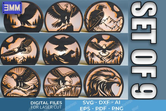 Download Eagle Lantern SVG Bundle - Svg Collection
