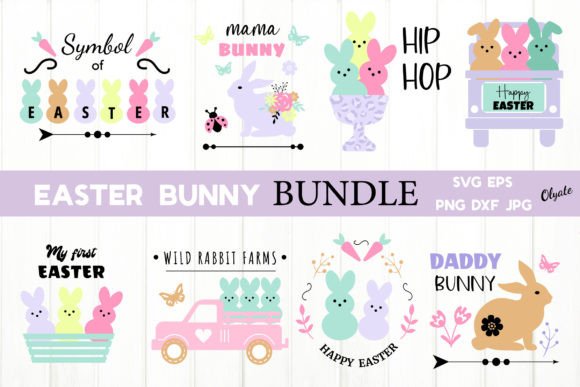 Download Easter Bunny Bundle. Easter Rabbit SVG. - Svg Collection