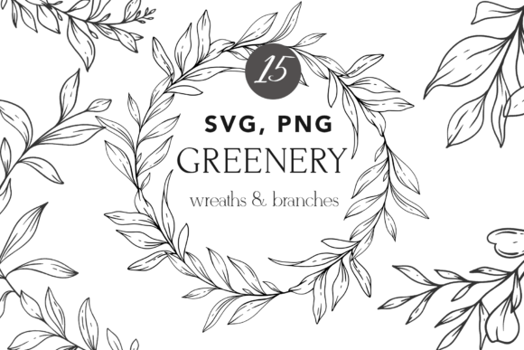 Download Floral Frames SVG, Greenery Clipart - Svg Collection