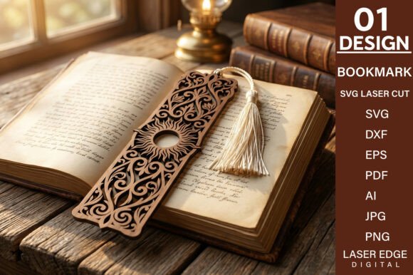 Download Wood Bookmark Laser Cut SVG - Svg Collection