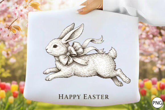Download Happy Easter Bunny PNG EPS SVG Clipart - Svg Collection