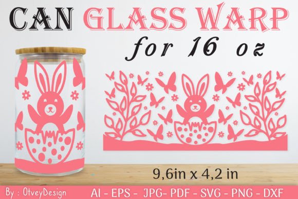 Download Easter Can Glass Wrap , Easter Svg - Svg Collection