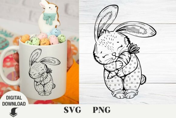 Download Cute Bunny, Bunny Svg, Easter Svg - Svg Collection