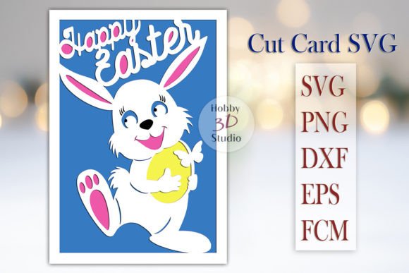 Download Happy Easter Card Template SVG - Svg Collection