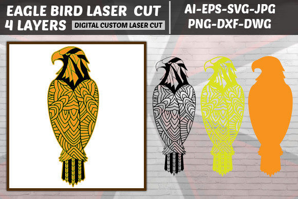 Download Multilayer Laser Cut Bird SVG - Svg Collection