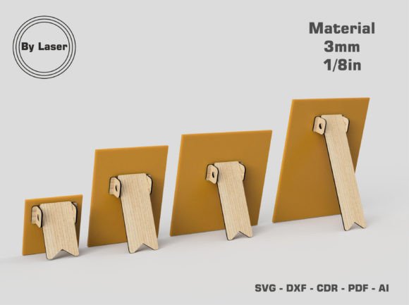 Download Easel Stand Backs Laser Cut Files SVG - Svg Collection