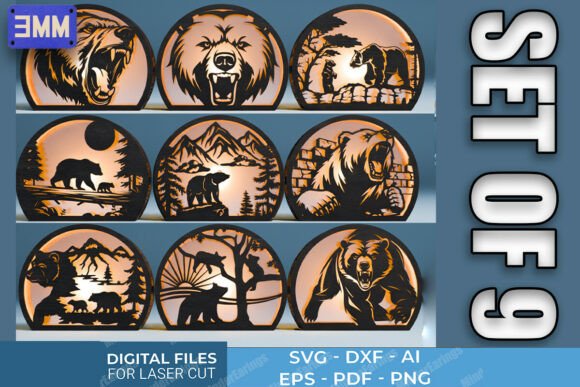 Download Bear Lantern SVG Bundle - Svg Collection