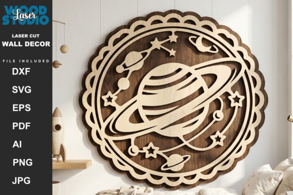 Download Space Adventure Wall Art Laser Cut SVG - Svg Collection