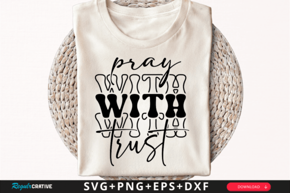 Download Pray with Trust SVG Design - Svg Collection