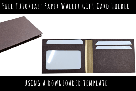 Download Paper Wallet Gift Card Holder | SVG File - Svg Collection